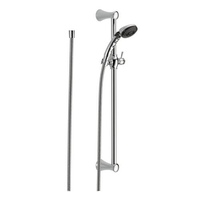  Hand Held Shower - Slide Bar Mount Shower Accessory - Chrome
