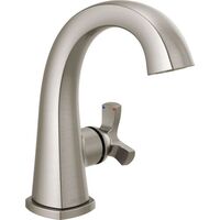  Stryke Single Hole Bathroom Faucet - Brilliance Stainless