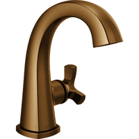  Stryke Single Hole Bathroom Faucet - Lumicoat Champagne Bronze