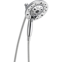  In2Ition  Hand Held Shower - Shower Arm Mount Shower Accessory - Lumicoat Chrome