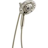  H2Okinetic Hand Held Shower - Shower Arm Mount Shower Accessory - Brilliance Polished Nickel