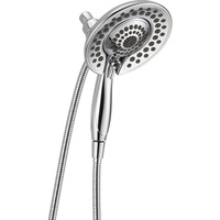  In2Ition  Hand Held Shower - Shower Arm Mount Shower Accessory - Lumicoat Chrome