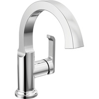  Tetra Single Hole Bathroom Faucet - Lumicoat Chrome
