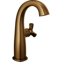  Stryke Single Hole Bathroom Faucet - Lumicoat Champagne Bronze