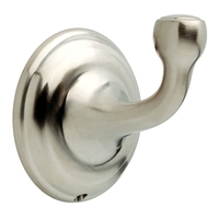  Windemere Robe Hook Bathroom Accessory - Brilliance Stainless