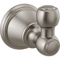  Woodhurst Robe Hook Bathroom Accessory - Brilliance Stainless