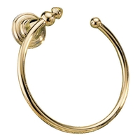  Victorian Towel Ring Bathroom Accessory - Brilliance Polished Brass