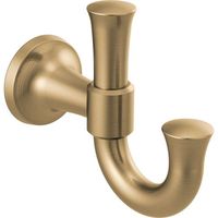  Dorval Robe Hook Bathroom Accessory - Brilliance Champagne Bronze