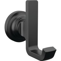  Tetra Robe Hook Bathroom Accessory - Matte Black