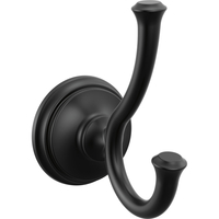 Cassidy Robe Hook Bathroom Accessory - Matte Black
