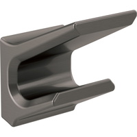  Pivotal Robe Hook Bathroom Accessory - Black Stainless