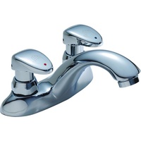  Cambridge Brass Self Closing / Metering Commercial Bathroom Sink Faucet - Chrome