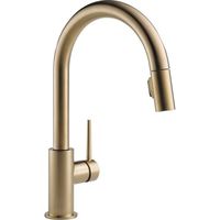  Trinsic Pull-Out Spray Kitchen Faucet - Brilliance Champagne Bronze