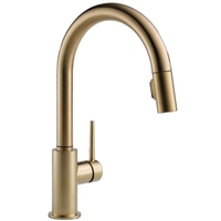  Trinsic Pull-Out Spray Kitchen Faucet - Brilliance Champagne Bronze
