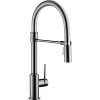  Trinsic Pull-Out Spray Kitchen Faucet - Black Stainless