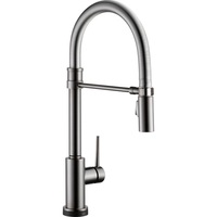  Trinsic Pull-Out Spray Kitchen Faucet - Black Stainless