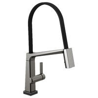  Pivotal Pull-Out Spray Kitchen Faucet - Black Stainless