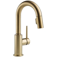  Trinsic Single-Hole Bar Faucet - Brilliance Champagne Bronze