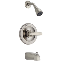  Foundations Core One Handle Tub & Shower Faucet - Brilliance Stainless