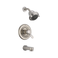  Innovations One Handle Tub & Shower Faucet - Brilliance Stainless