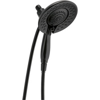  In2Ition  Hand Held Shower - Shower Arm Mount Shower Accessory - Matte Black