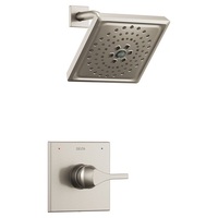  Zura Single Handle Shower Faucet - Brilliance Stainless