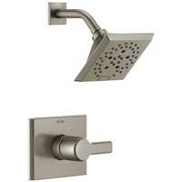  Pivotal Single Handle Shower Faucet - Brilliance Stainless