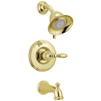  Victorian Tub & Shower Faucet Trim Trim Kit - Brilliance Polished Brass