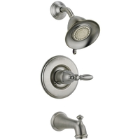  Victorian One Handle Tub & Shower Faucet - Brilliance Stainless