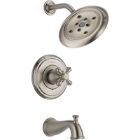  Cassidy One Handle Tub & Shower Faucet - Brilliance Stainless