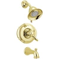  Victorian One Handle Tub & Shower Faucet - Brilliance Polished Brass