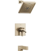  Zura One Handle Tub & Shower Faucet - Brilliance Champagne Bronze