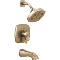  Stryke One Handle Tub & Shower Faucet - Brilliance Champagne Bronze