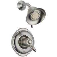  Victorian Single Handle Shower Faucet - Brilliance Stainless