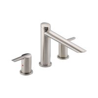  Compel Deck Mount Tub Faucet - Brilliance Stainless