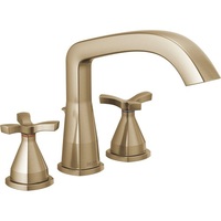  Stryke Deck Mount Tub Faucet - Brilliance Champagne Bronze