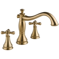  Cassidy Deck Mount Tub Faucet - Brilliance Champagne Bronze