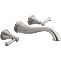  Cassidy Wall Mount Bathroom Faucet Bathroom Faucet - Brilliance Stainless