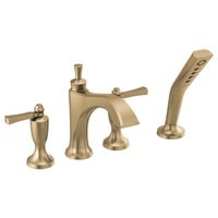  Dorval Deck Mount With Handshower Tub Faucet - Brilliance Champagne Bronze