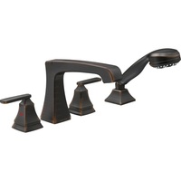  Ashlyn Deck Mount With Handshower Tub Faucet - Venetian Bronze