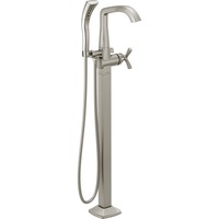  Stryke Freestanding Tub Faucet - Brilliance Stainless