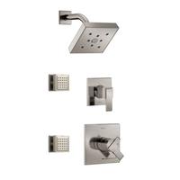  Ara Shower Tower Custom Shower System - Brilliance Stainless