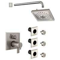  Ara Shower Tower Custom Shower System - Brilliance Stainless