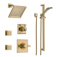  Dryden Shower Tower Custom Shower System - Champagne Bronze