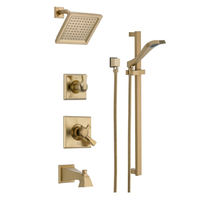  Dryden Shower Tower Custom Shower System - Champagne Bronze
