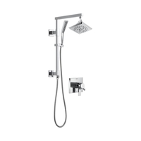 Pivotal Shower Tower Custom Shower System - Chrome