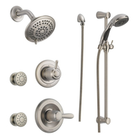  Lahara Shower Tower Custom Shower System - Brilliance Stainless