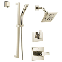  Pivotal Shower Tower Custom Shower System - Brilliance Polished Nickel