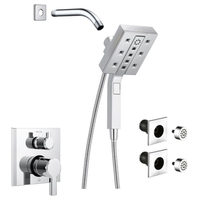  Pivotal Shower Tower Custom Shower System - Chrome