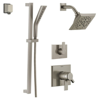  Pivotal Shower Tower Custom Shower System - Brilliance Stainless